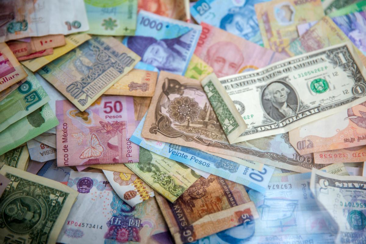 Different currency from around the world